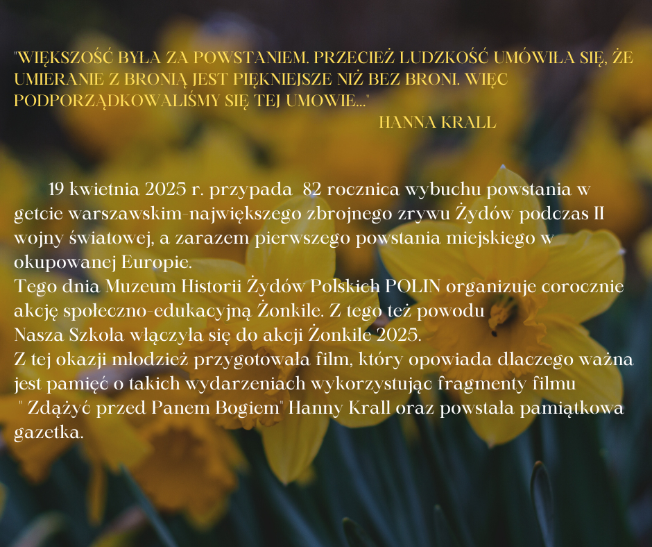 Akcja „Żonkile 2025”