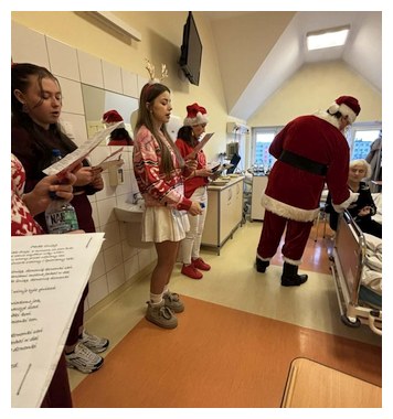 Kolędowanie w szpitalu